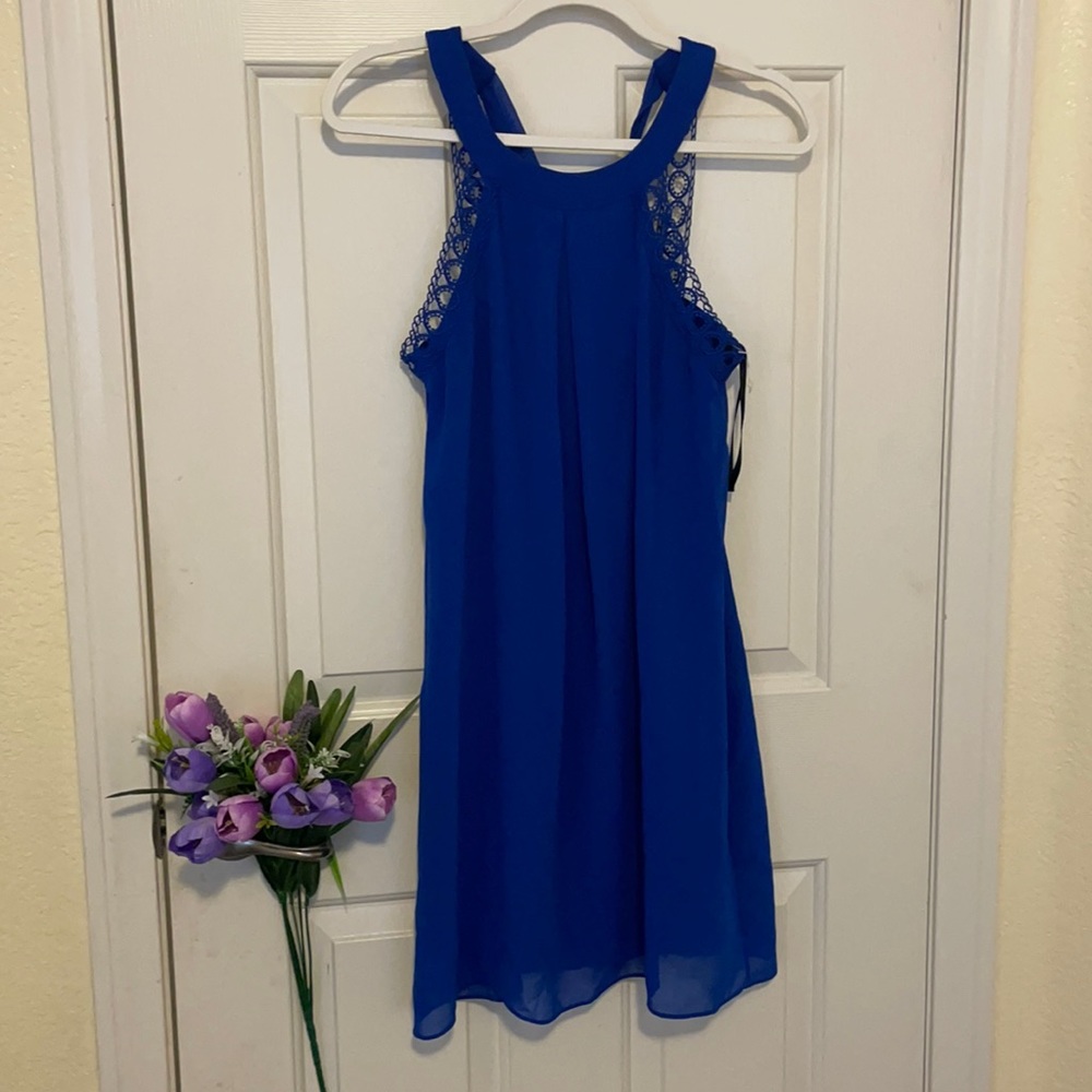BCX dark blue dress